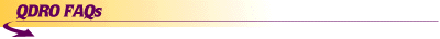 QDRO FAQs